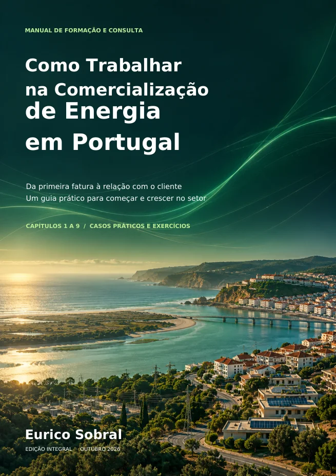 Capa de Como Trabalhar na Comercialização de Energia em Portugal, de Eurico Sobral